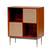 Maple Brown Wood And Wicker Accent Cabinet (400727)