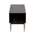 Black Wood And Wicker Media Stand (400736)