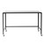Matte Black Minimalist Metal Folding Table Desk (400744)