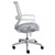 White Mesh Office Chair With Metal Frame (400784)