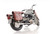 6" Grey Metal Hand Painted Decorative Motorcycle (401112)