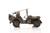 6" Army Green Metal Hand Painted Decorative Truck (401117)