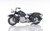 8" Black Metal Hand Painted Decorative Motorcycle (401121)