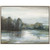 Serenity'S Edge Lakeside Landscape Silver Floater Frame Print Wall Art (403702)