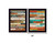 Set Of Two Wood Plank Black Framed Print Wall Art (405650)