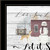 Let It Snow 3 Black Framed Print Wall Art (406703)