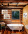 Set Of Three Wash Room White Rim Frame Bathroom Wall Art With Hooks (407129)
