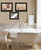 Set Of Three Wash Room Black Two Rim Frame Bathroom Wall Art (407139)