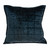 20" X 7" X 20" Transitional Dark Blue Quilted Pillow Cover With Poly Insert (334093)