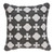 20" X 7" X 20" Transitional Gray And White Pillow Cover With Poly Insert (334122)