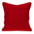 20" X 7" X 20" Transitional Red And White Pillow Cover With Down Insert (334311)