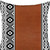 Set Of Two 17" X 17" Brown Geometric Zippered Handmade Faux Leather Throw Pillow Cover (415111)