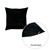 20"X20" Black Honey Decorative Throw Pillow Cover (2 Pcs In Set) (355420)