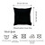 20"X20" Black Honey Decorative Throw Pillow Cover (2 Pcs In Set) (355420)