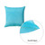 20"X20" Sky Blue Honey Decorative Throw Pillow Cover (2 Pcs In Set) (355494)