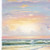 Golden Sunset On Crystal Cove 2 White Wrapped Canvas Print Wall Art (416208)
