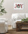 Christmas Joy 3 White Wrapped Canvas Print Wall Art (416210)