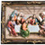 10" Brown And Gold Polyresin Last Supper Decorative Plaque Sculpture (468287)