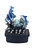 11" Blue Polyresin Dolphins Tabletop Fountain (468298)