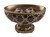 8" Matte Gold And Bling Polyresin Decorative Bowl With Orbs (468326)