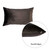 21"X 14" Brown Velvet Carob Decorative Throw Pillow Cover 2 Pcs In Set (355373)