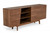 Vintage Style Walnut Veneer Six Drawer Dresser (473107)