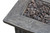 Charcoal Wood Look Outdoor Gas Fire Pit With Lava Rocks (475095)