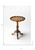 26" Vintage Oak Manufactured Wood Round End Table (476458)
