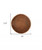 18" Brown Round Rattan Indoor Outdoor Handmade Tray With Handles (476489)
