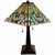 23" Stained Glass Flowery Two Light Mission Style Table Lamp (478161)