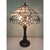 23" Stained Glass Two Light Vintage Antique Table Lamp (478166)
