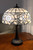 23" Stained Glass Two Light Jeweled Vintage Accent Table Lamp (478167)