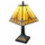 15" Tiffany Yellow And Amber Mission Style Table Lamp (478176)