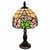 15" Tiffany Style Floral Butterfly Table Lamp (478178)