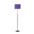 63" Steel Traditional Shaped Floor Lamp With Lavender Drum Shade (478192)