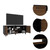 Sleek And Stylish Carbon Espresso Television Stand (478451)