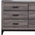 58" Grey Solid Wood Six Drawer Double Dresser (478651)