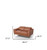 Urban 65" Brown Leather Adjustable Headrest Loveseat (480895)