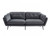 Modern 84" Grey Sofa With Two Cushions (480916)