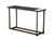 Asymmetrical 47" Antiqued Bronze Grey And Ceramic Console Table (482240)