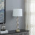 30" Brushed Gold Geo Glass Table Lamp With Shade (482671)
