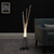 49" Chrome Five Light Led Tubular Contemporary Floor Lamp (482682)