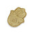 5" Gold Novelty Metal Handmade Tray (483181)