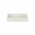 10" White Silver Rectangular Wood Handmade Tray (483301)