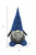 23" Blue And Gray Fabric Standing Gnome Sculpture (483523)