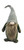 20" Green And White Chevron Hat Fabric Standing Gnome Sculpture (483535)