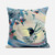 28X28 Yellow Green Blue Bird Blown Seam Broadcloth Animal Print Throw Pillow (485493)