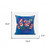18X18 Blue Pink Gray Bird Blown Seam Broadcloth Animal Print Throw Pillow (485501)