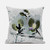 18X18 Olivegreen Offwhite Bird Blown Seam Broadcloth Animal Print Throw Pillow (485550)