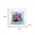 18X18 Blue Purple Brown Bird Blown Seam Broadcloth Animal Print Throw Pillow (485570)